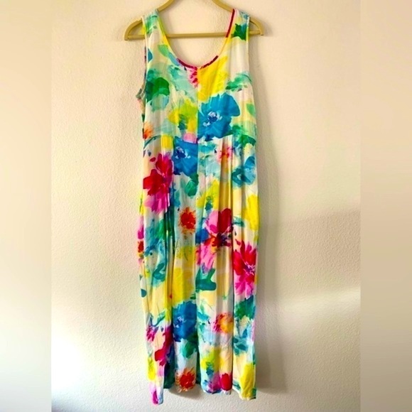 Jams World Floral Summer Vintage Midi Dress Size S - Picture 13 of 15